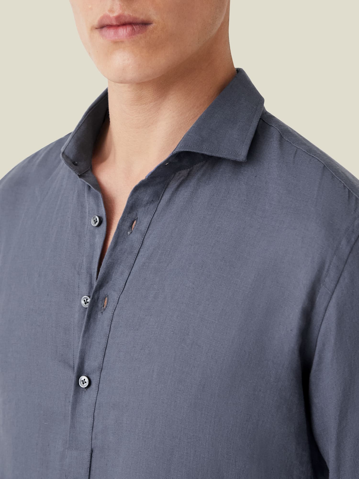 Regency Linen Shirt Paye´s Grey