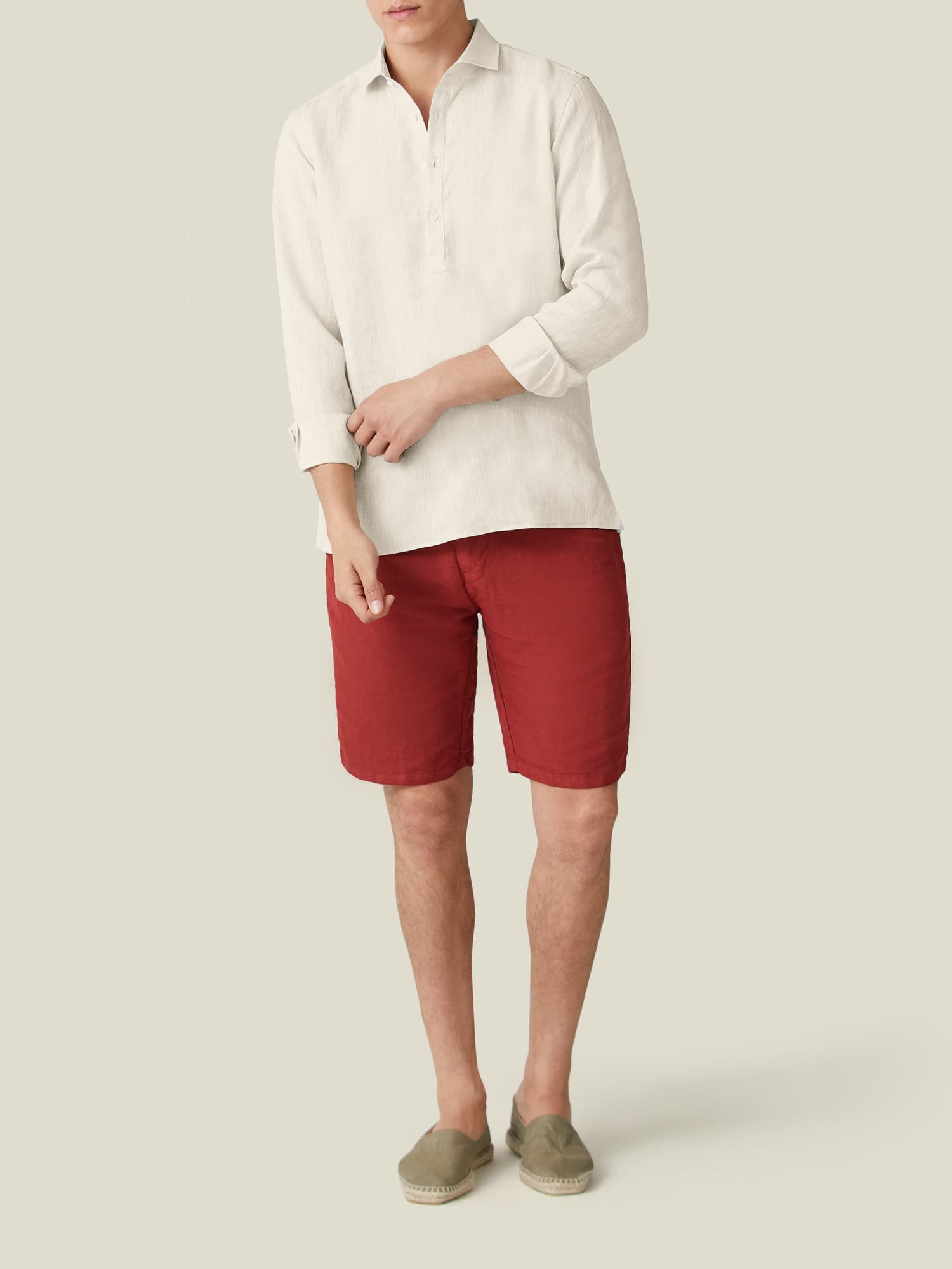 Regency Linen Shirt Sand