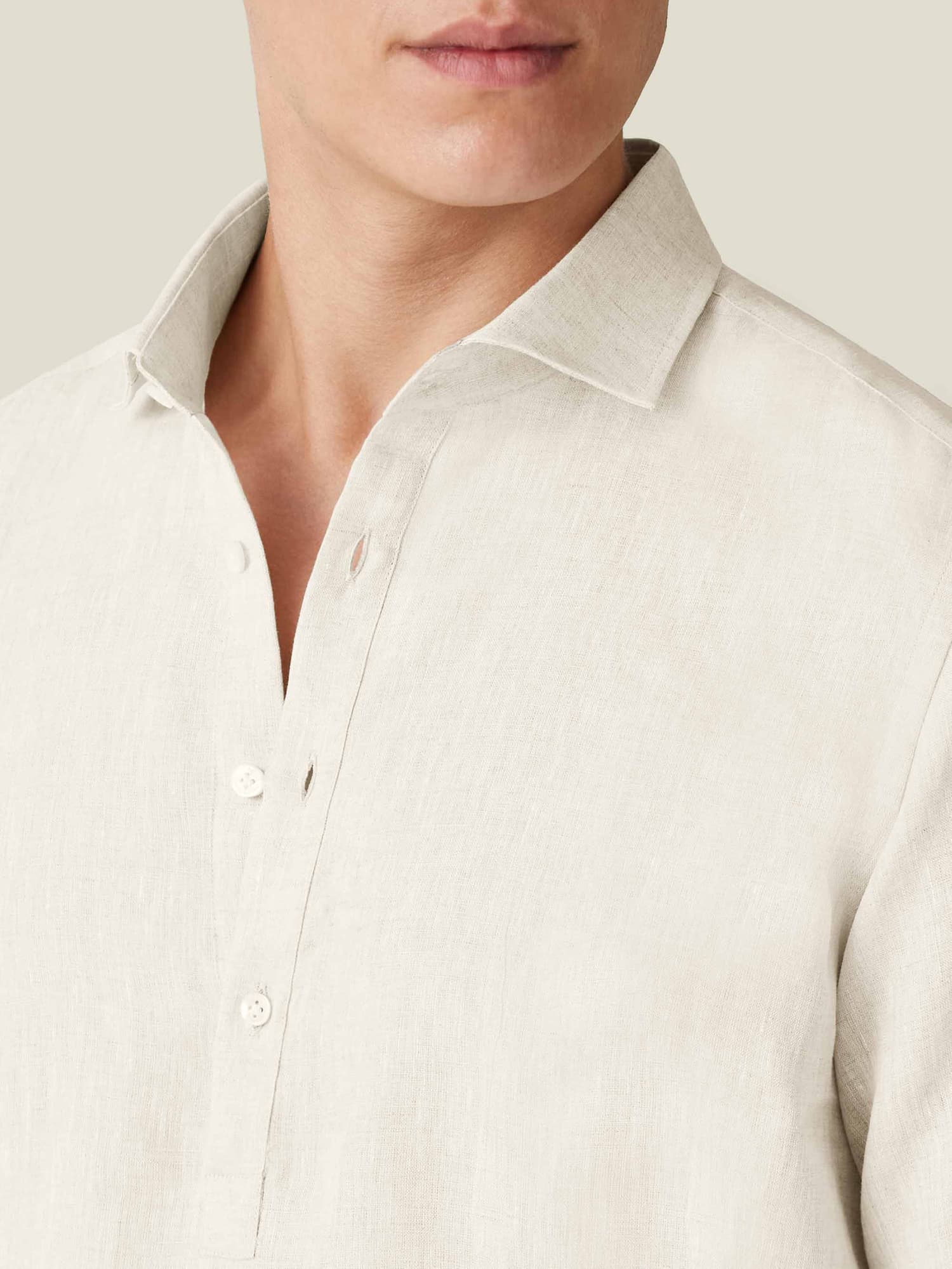 Regency Linen Shirt Sand