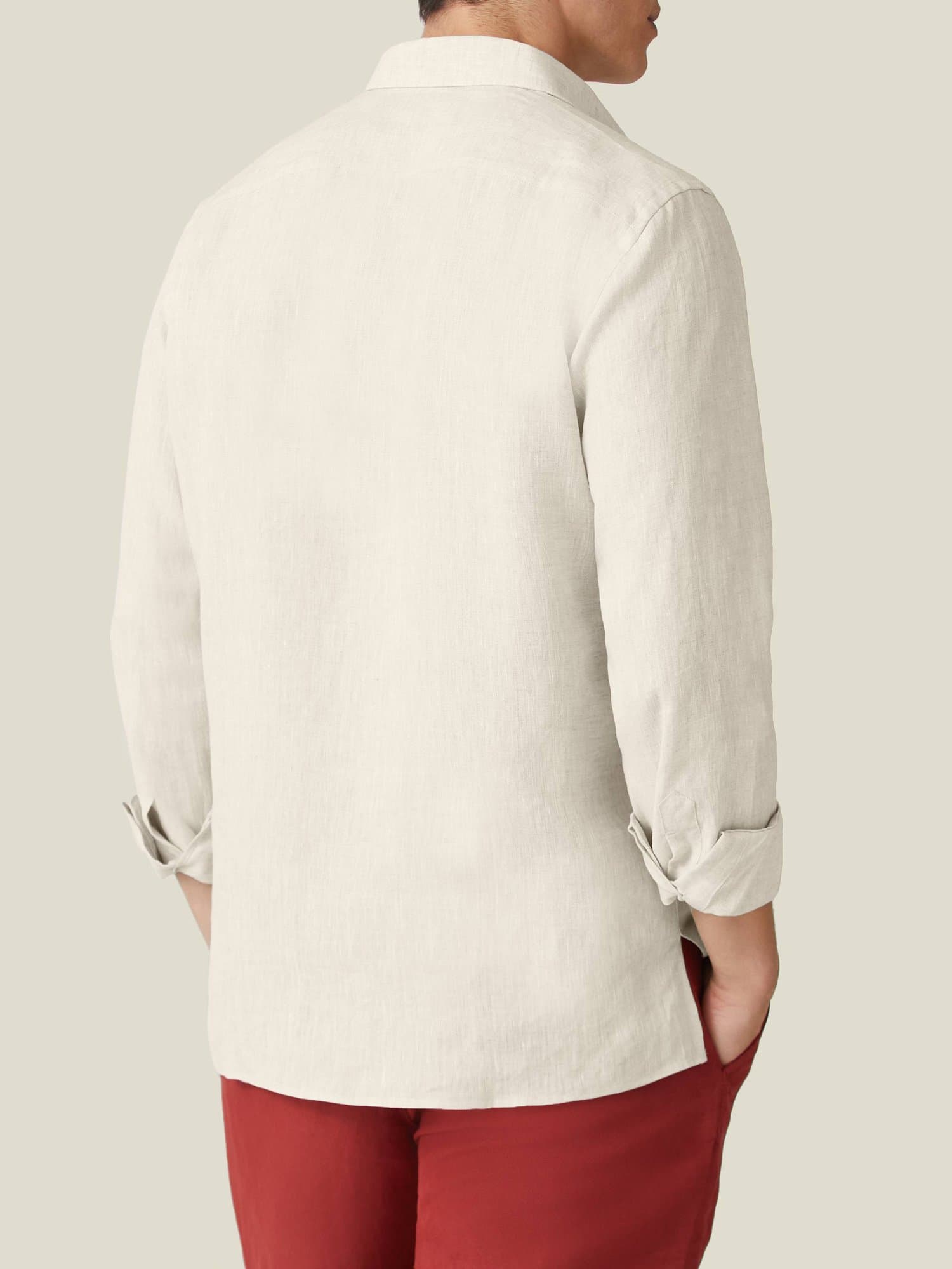 Regency Linen Shirt Sand