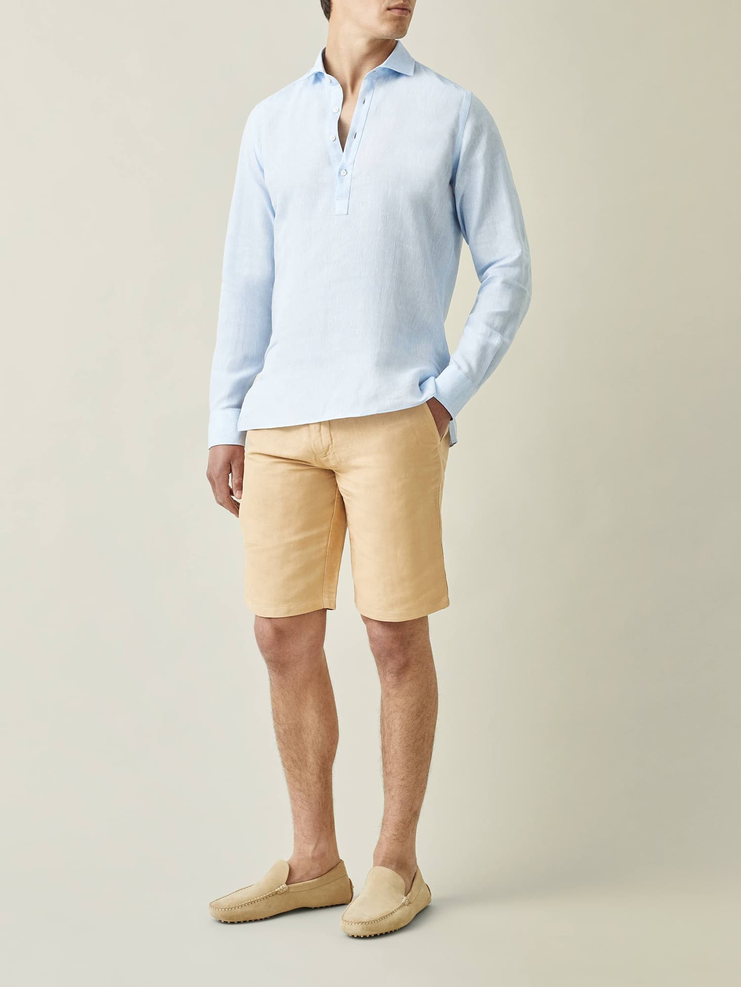 Regency Linen Shirt Sky Blue