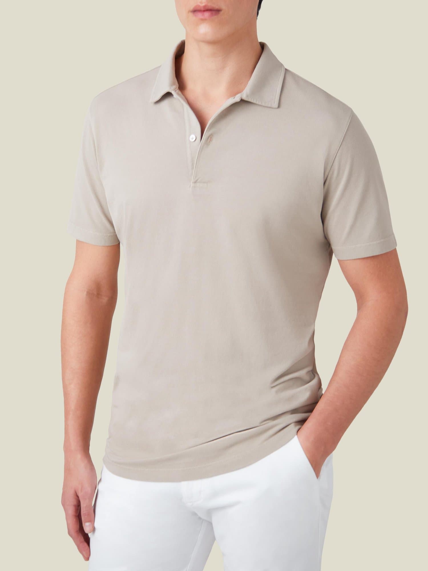 Regency Piqué Polo Oatmeal