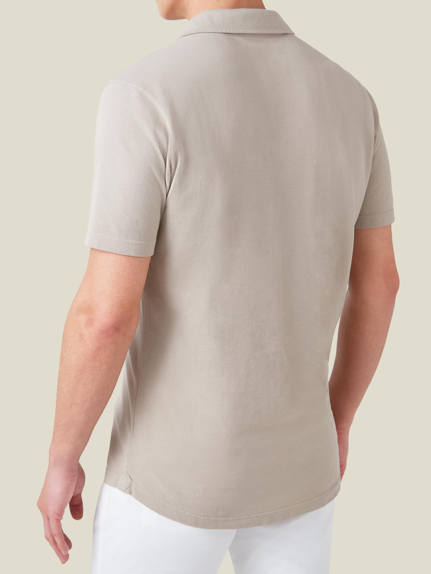 Regency Piqué Polo Oatmeal