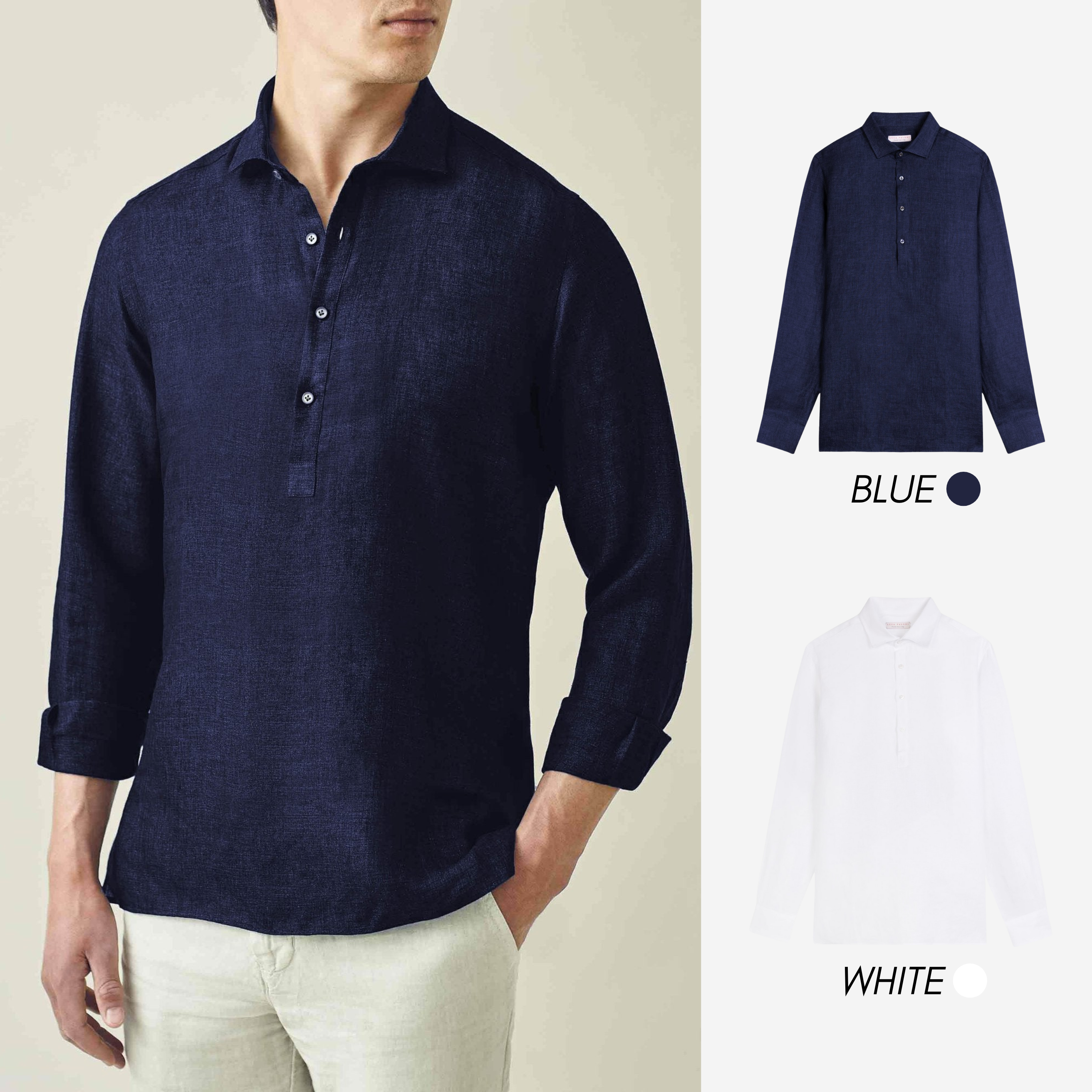 Regency 100% Linen Shirt Buy 1, Get 1 Free + Free Sunglasses (Cópia)