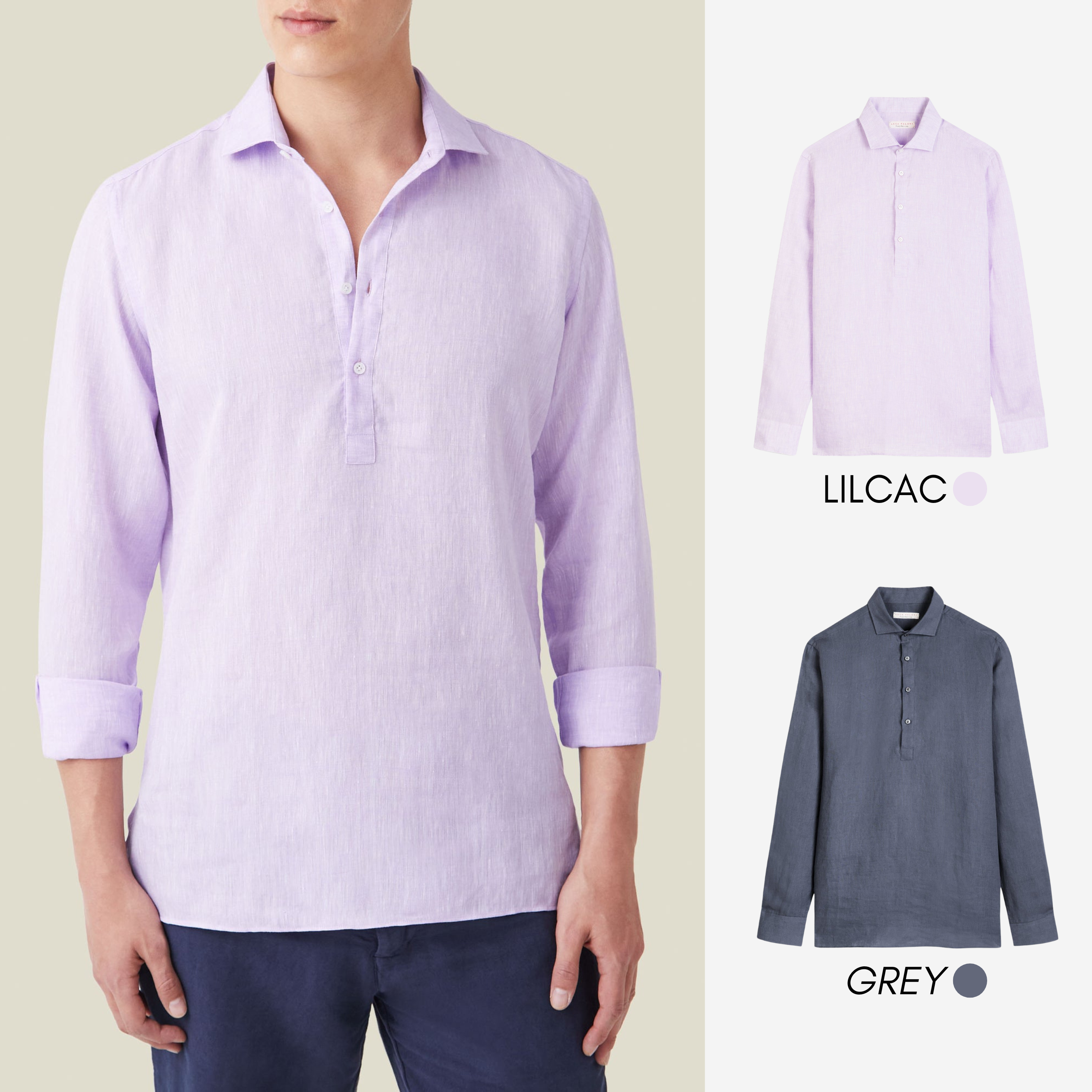 Regency 100% Linen Shirt Buy 1, Get 1 Free + Free Sunglasses (Cópia)